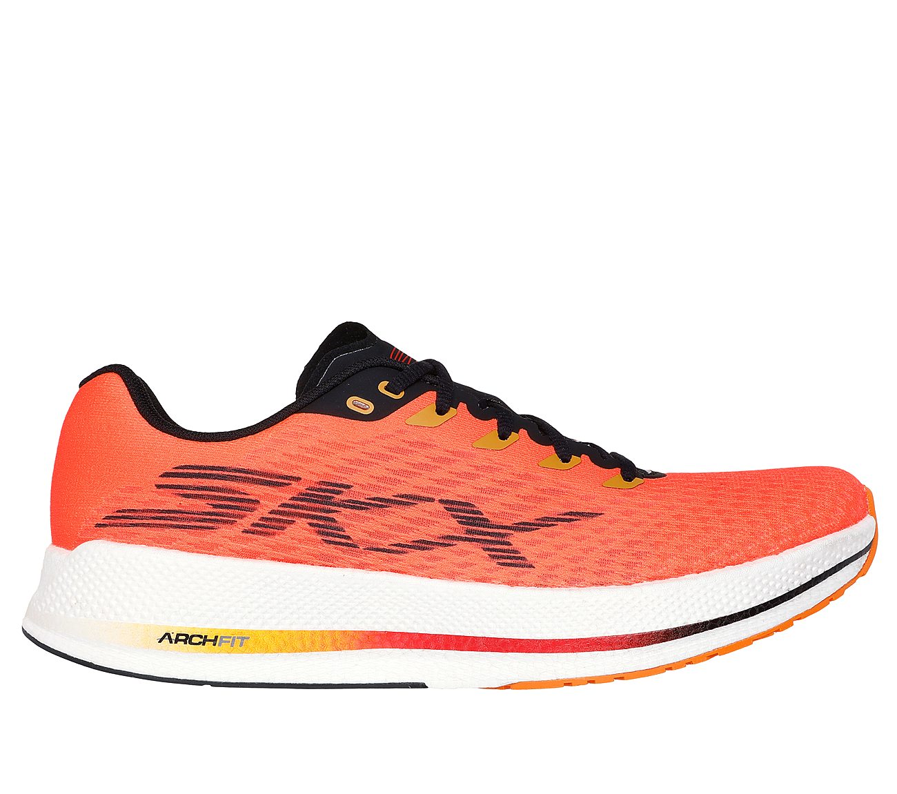 GO RUN RAZOR 5, RRED Footwear Lateral View