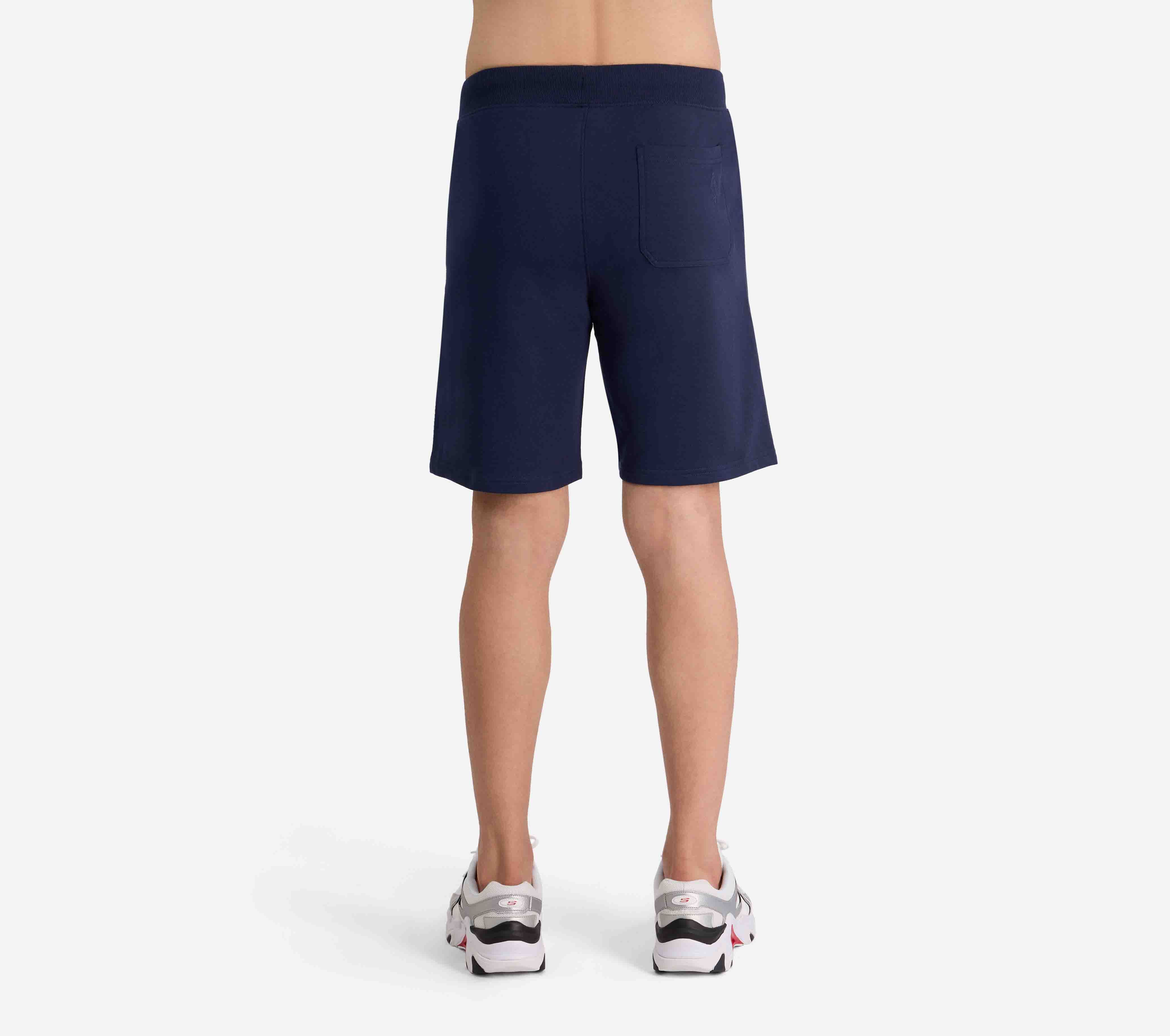 SKECHERS BASIC SHORTS, NNNAVY Apparel Bottom View