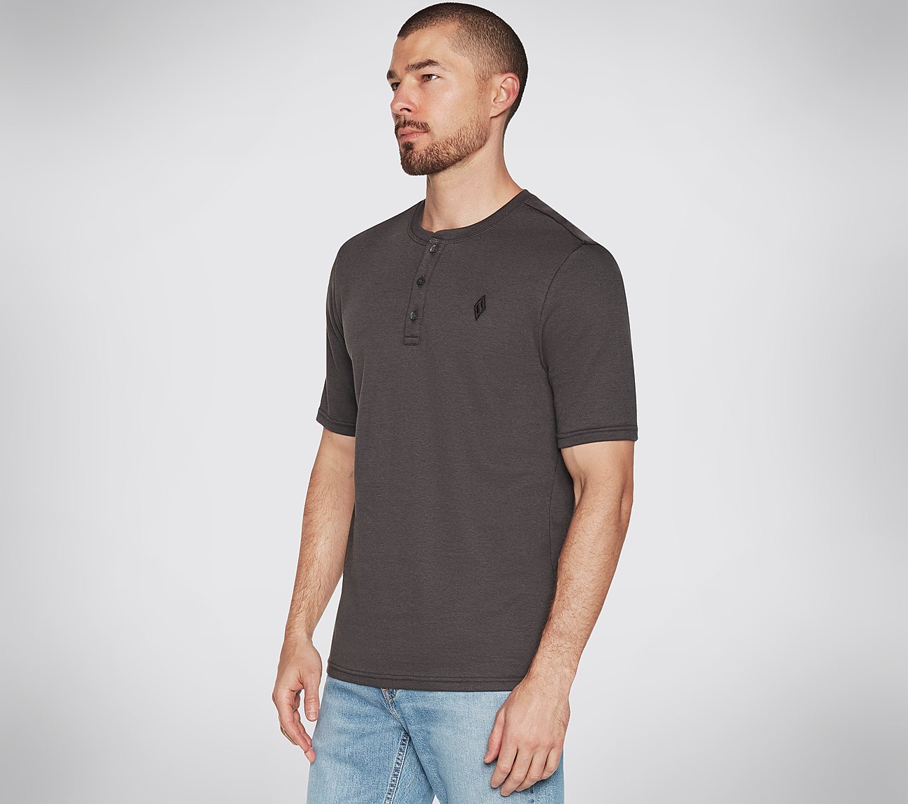 Buy Skechers GOKNIT PIQUE S/S HENLEY | Mens