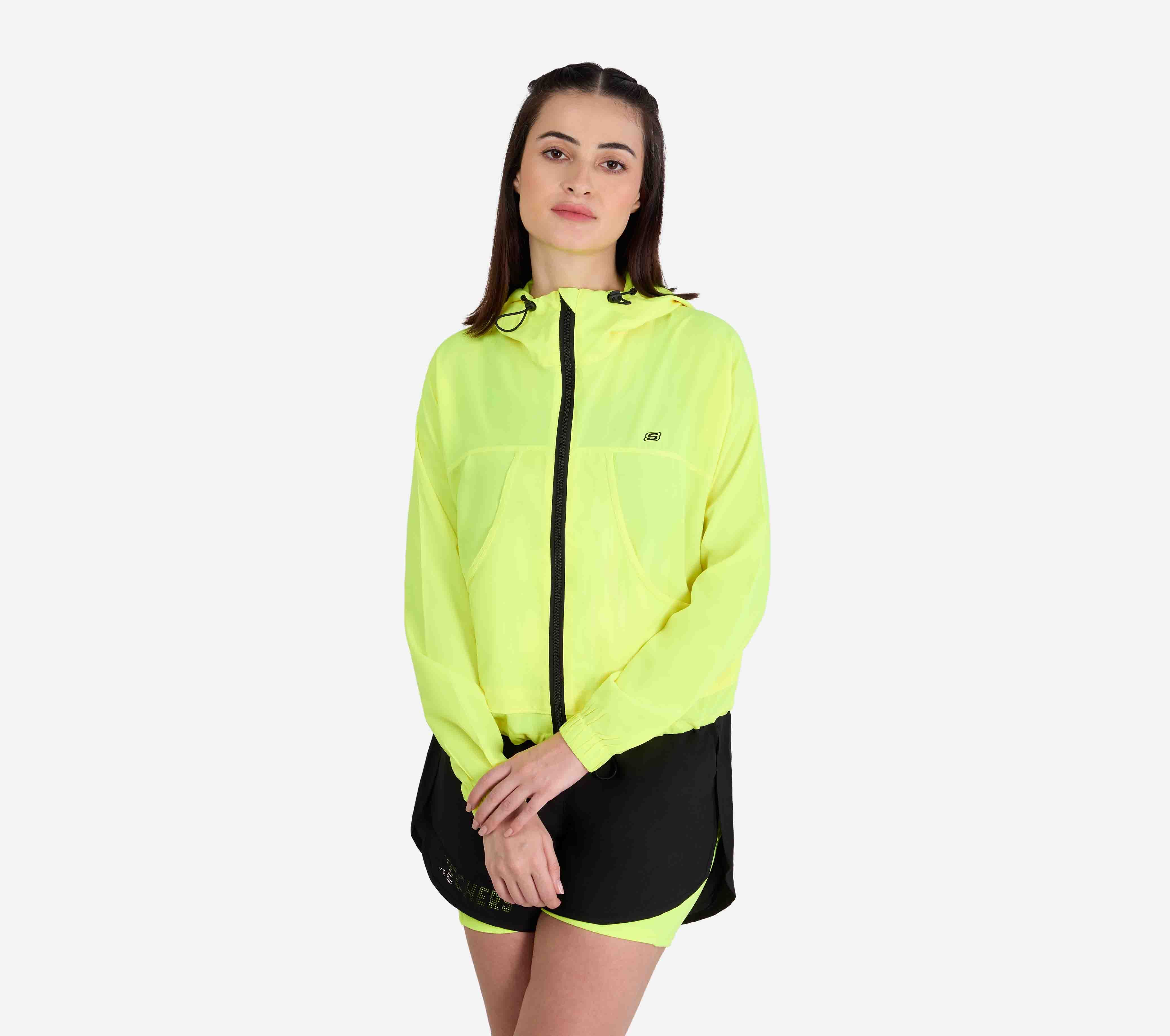 ALL WEATHER JACKET, NEON Apparel Top View