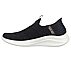 Skechers Slip-ins: Ultra Flex 3.0 - Glitter Me, BLACK/GOLD Footwear Left View