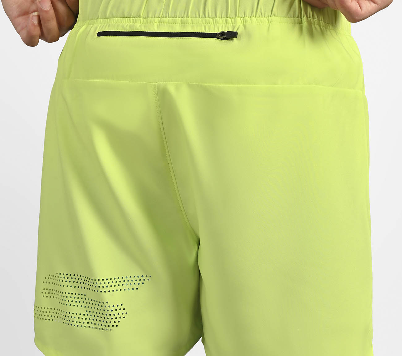 SKECHERS PICKLEBALL LOGO SHORTS, LIME Apparel Left View