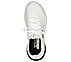 AIR CUSHIONING, WHITE BLACK Footwear Top View