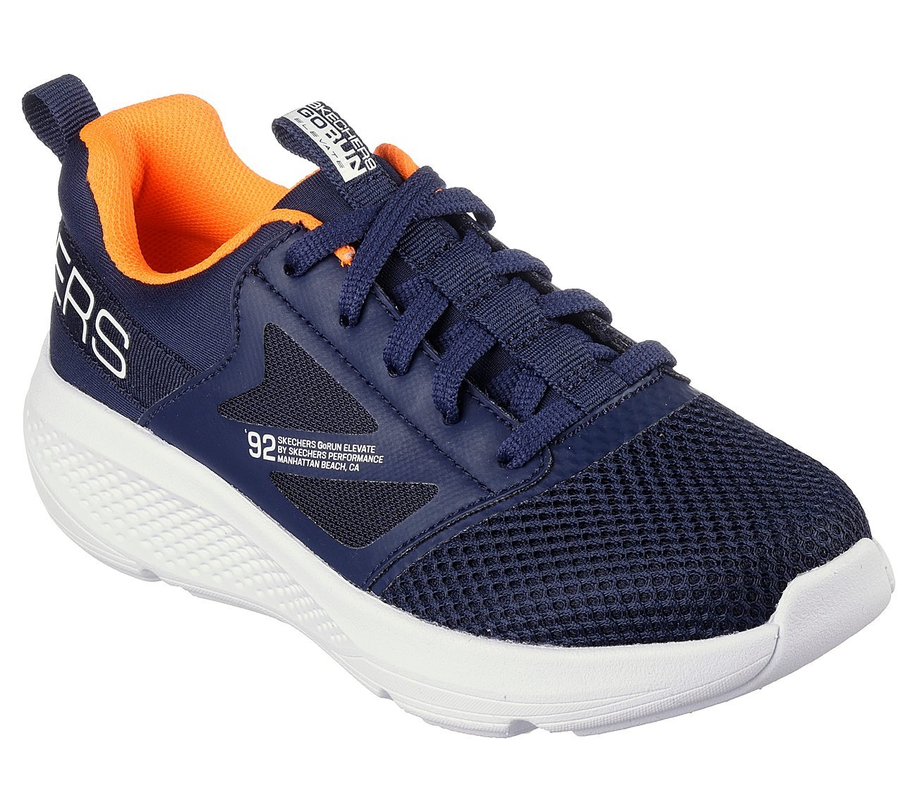 GO RUN ELEVATE - CIPHER, NAVY/ORANGE Footwear Right View