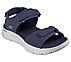 GO WALK FLEX SANDAL, NAVY/ORANGE Footwear Right View