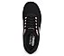 SKECH-LITE PRO-GLIMMER ME, BLACK/PINK Footwear Top View