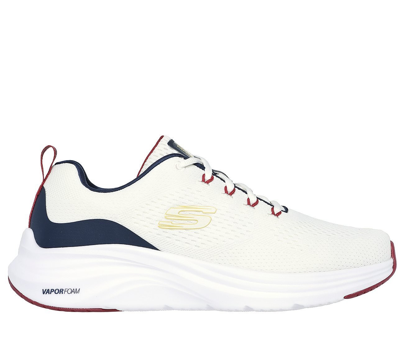 VAPOR FOAM, WHITE/NAVY/RED Footwear Lateral View