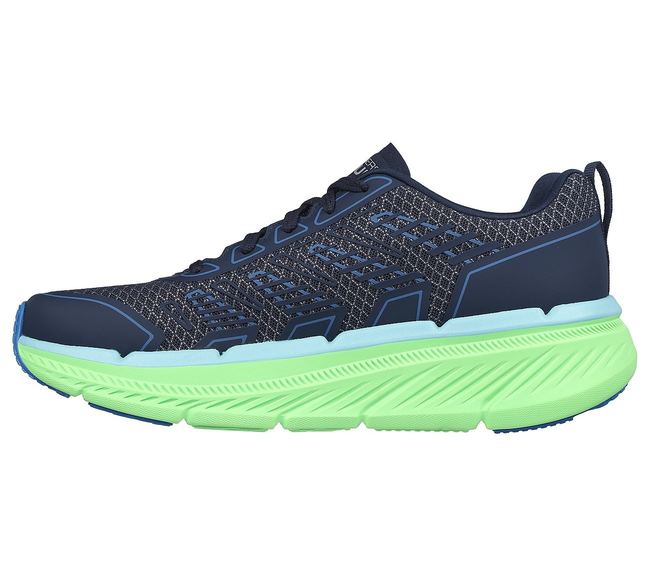 MAX CUSHIONING PREMIER 2, NAVY/MULTI Footwear Left View