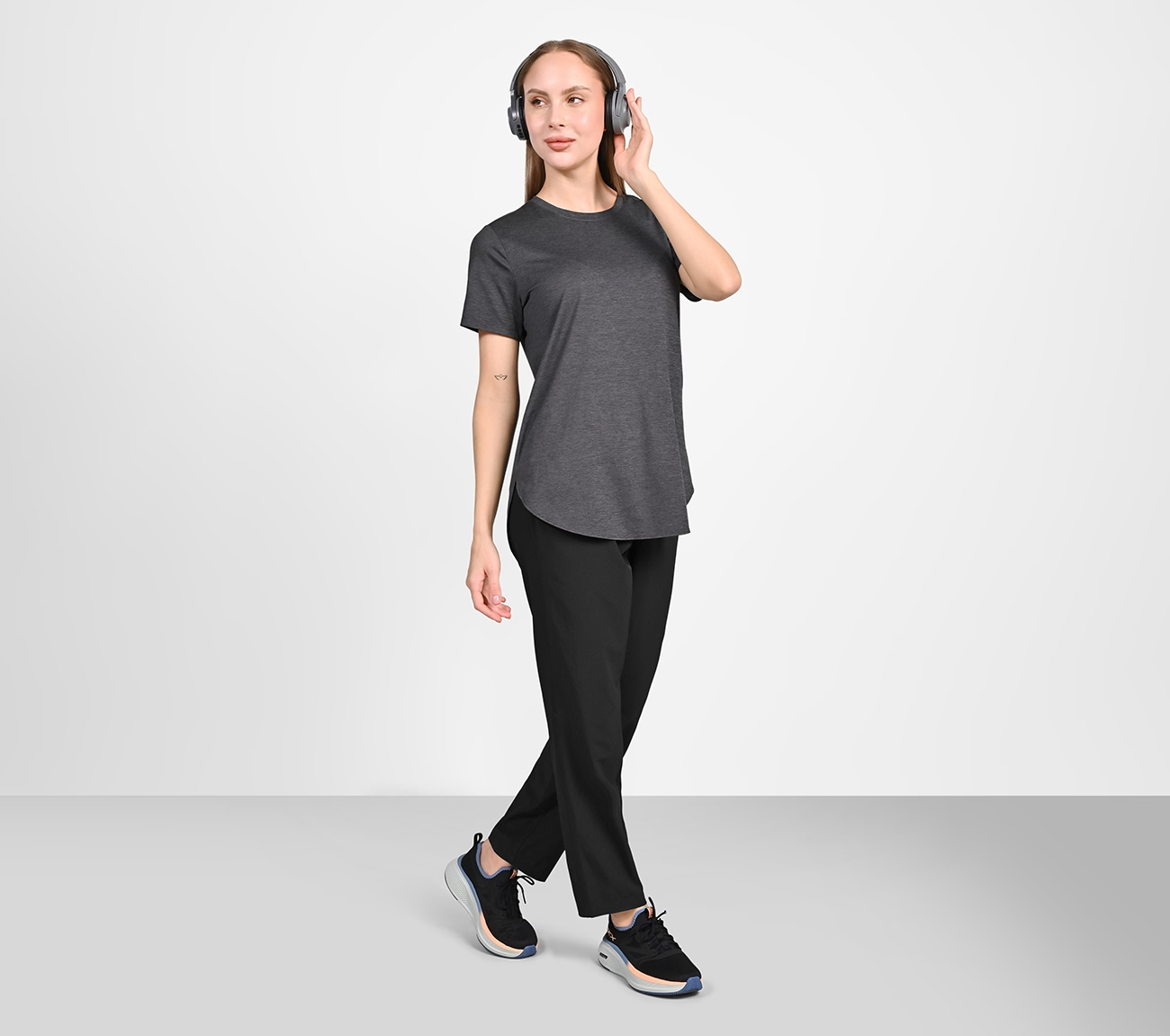 Skechers Slip-ins: GO WALK Uptown Pant, BBBBLACK Apparel Right View