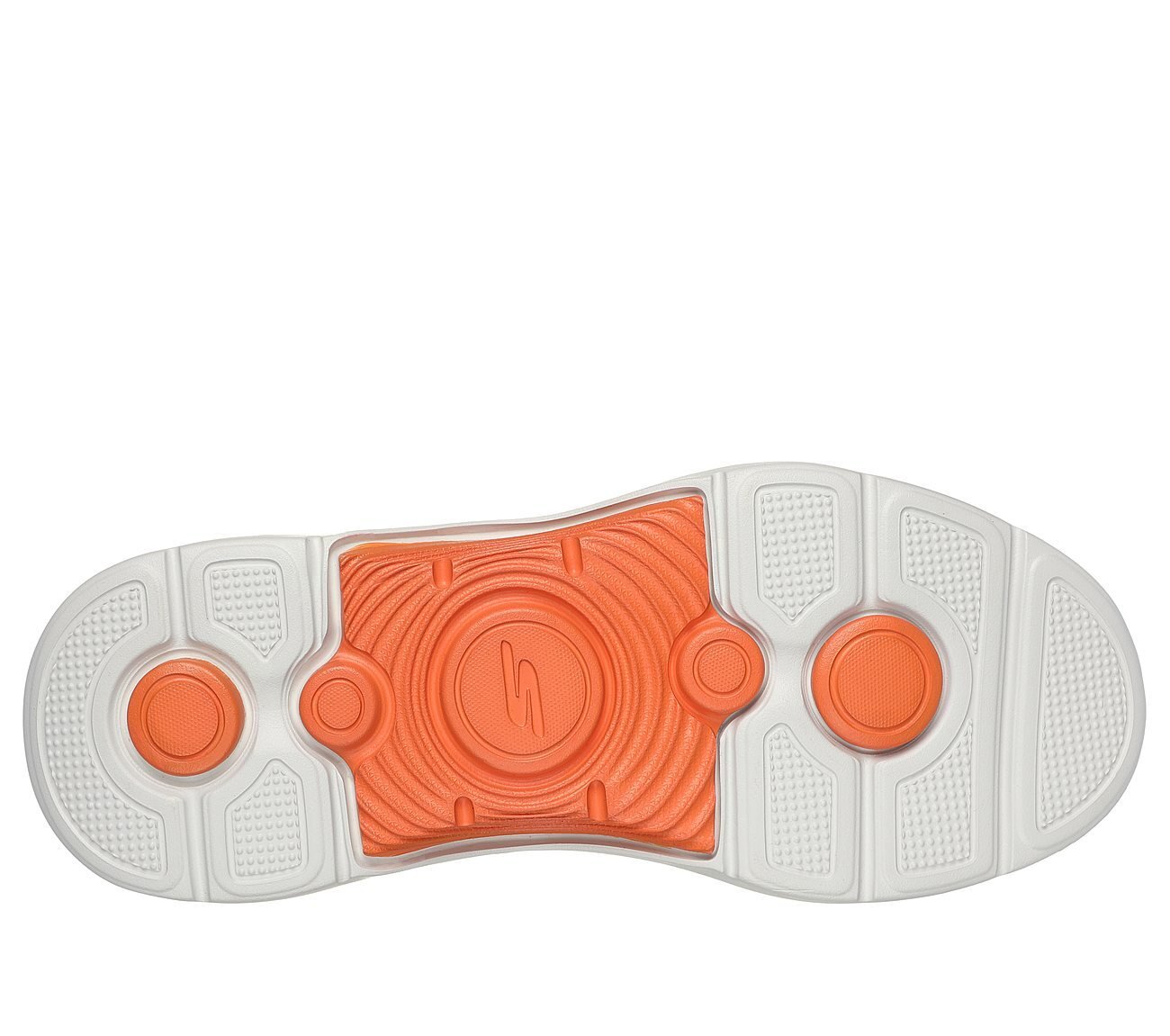 GO WALK ARCH FIT 2.0 - IDYLLI, CHARCOAL/ORANGE Footwear Bottom View