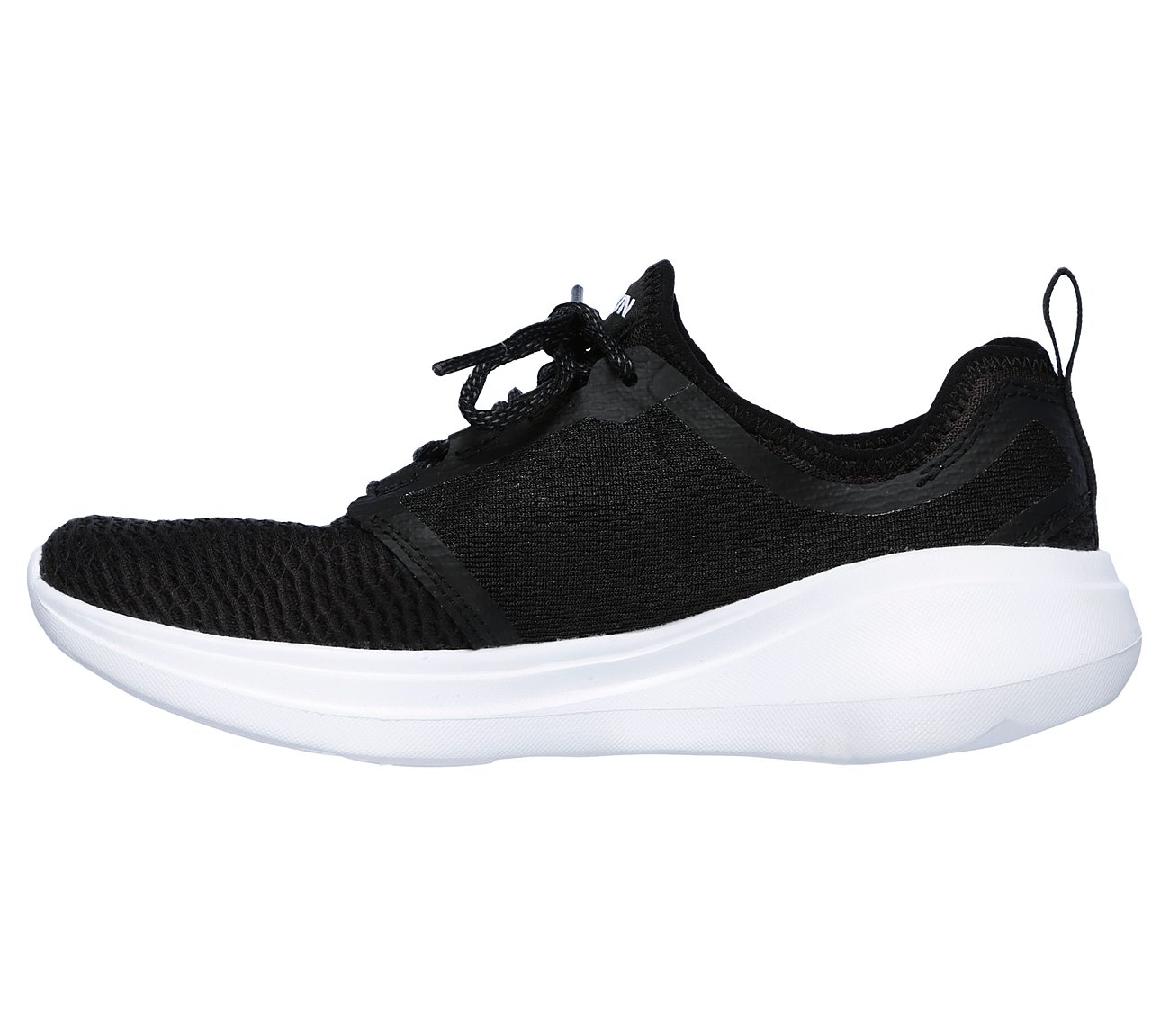 Skechers Black/White Go Run Fast Running Shoes For Women - Style ID ...
