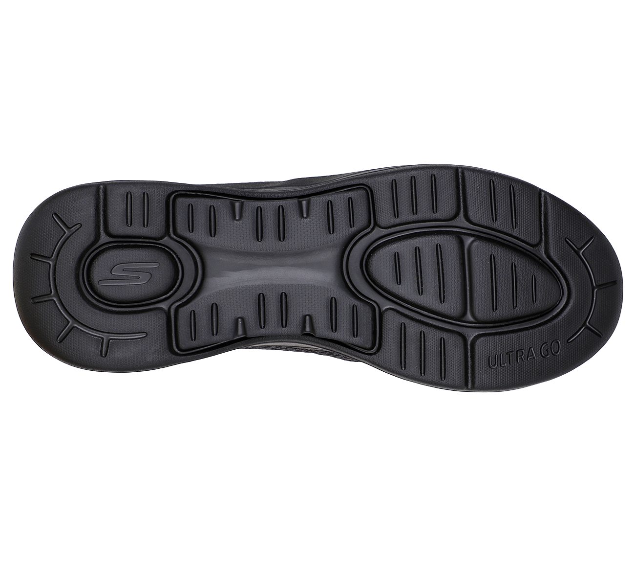 GO WALK ARCH FIT-RAMBLER, BBLACK Footwear Bottom View