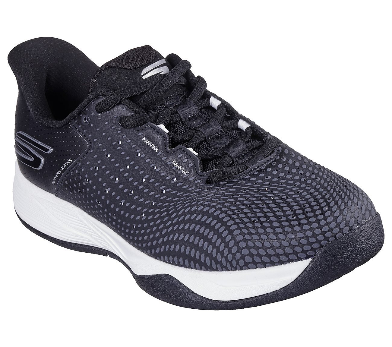 SKECHERS VIPER COURT RELOAD, BLACK/WHITE Footwear Right View