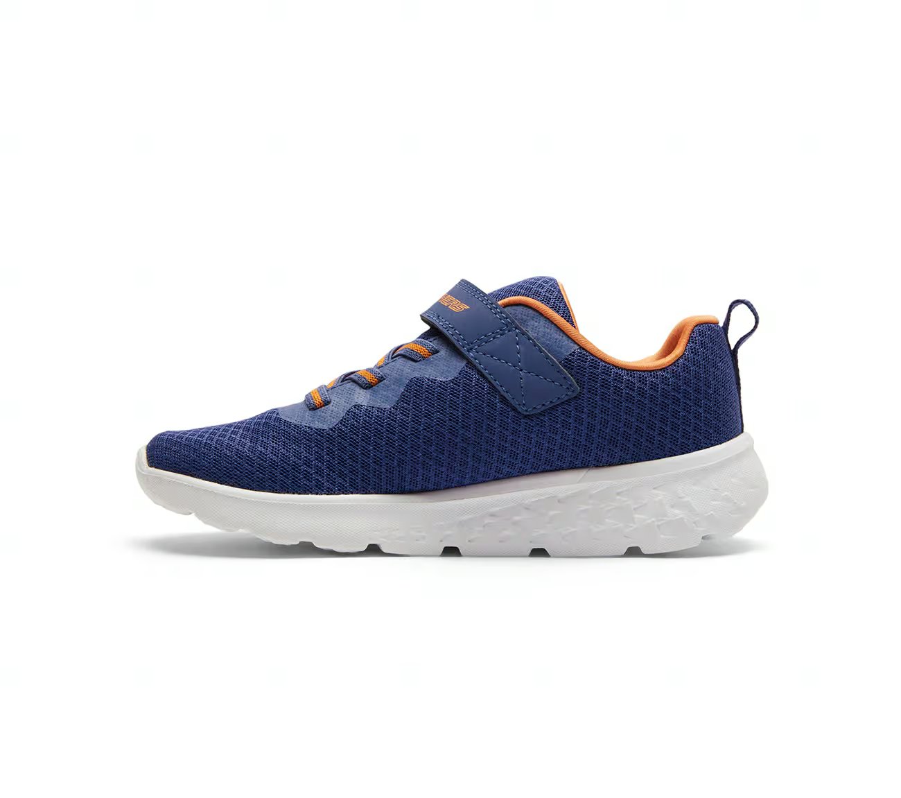 GO RUN 400, NAVY/ORANGE Footwear Left View