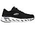 ARCH FIT GLIDE-STEP - KRONOS, BLACK/WHITE Footwear Lateral View