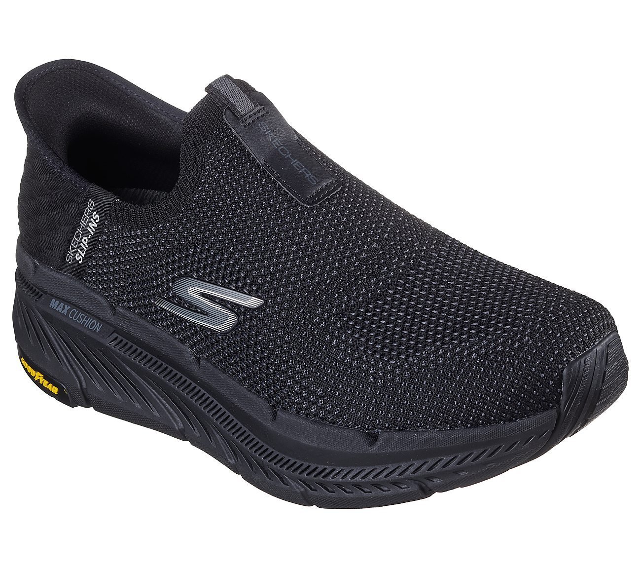 SKECHERS SLIP-INS: MAX CUSHIONING PREMIER 2, BBLACK Footwear Right View