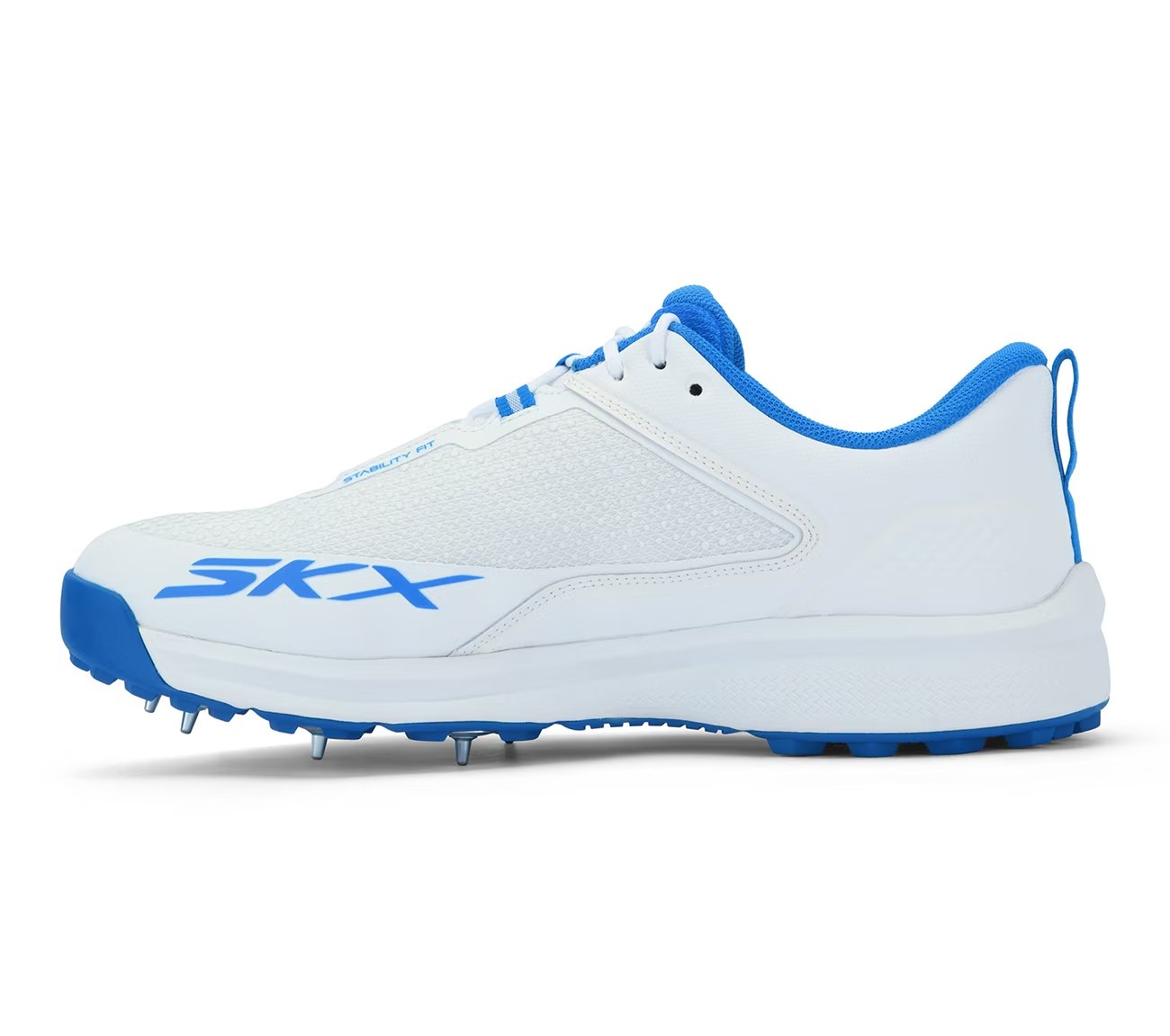 CRICKET BLADE, WHITE/LT.BLUE Footwear Left View