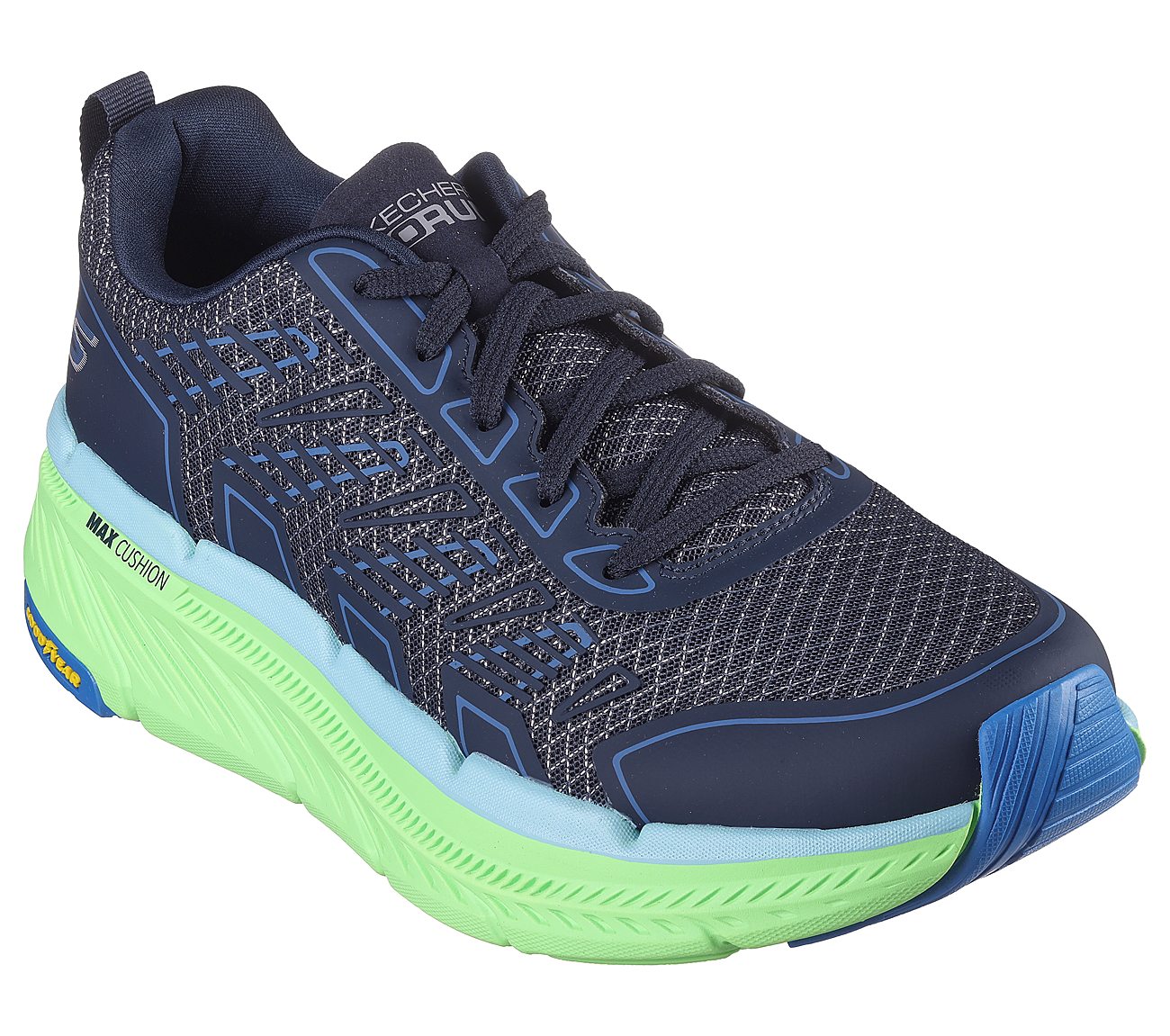 MAX CUSHIONING PREMIER 2, NAVY/MULTI Footwear Right View