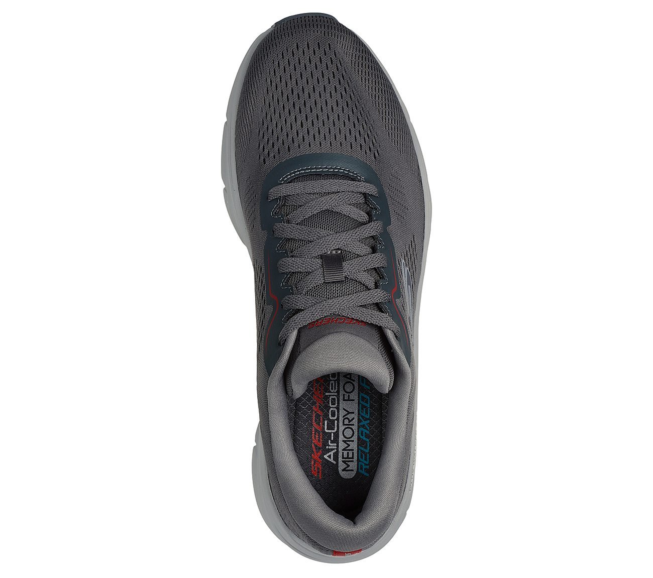 D'LUX WALKER 2.0 - SWAVE, CHARCOAL Footwear Top View