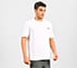 MENS BASIC LOGO  CREW NECK, WHITE