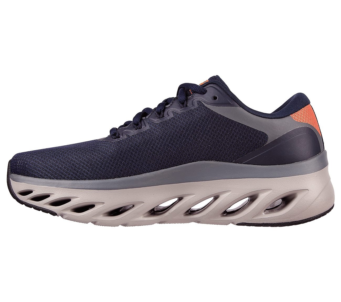 ARCHFITGLIDE-STEP-HIGHLIGHTER, NAVY/ORANGE Footwear Left View