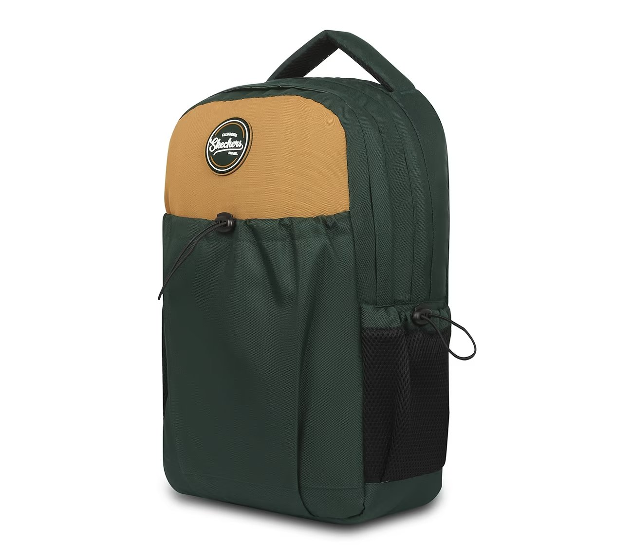 BAGPACK WITH MULTI COMPARTMENT, OLIVE ORANGE GREY Accessories Top View