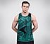 FIRFLY AOP TANK, TEAL/BLUE