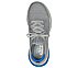 AIR CUSHIONING, GREY/BLUE Footwear Top View