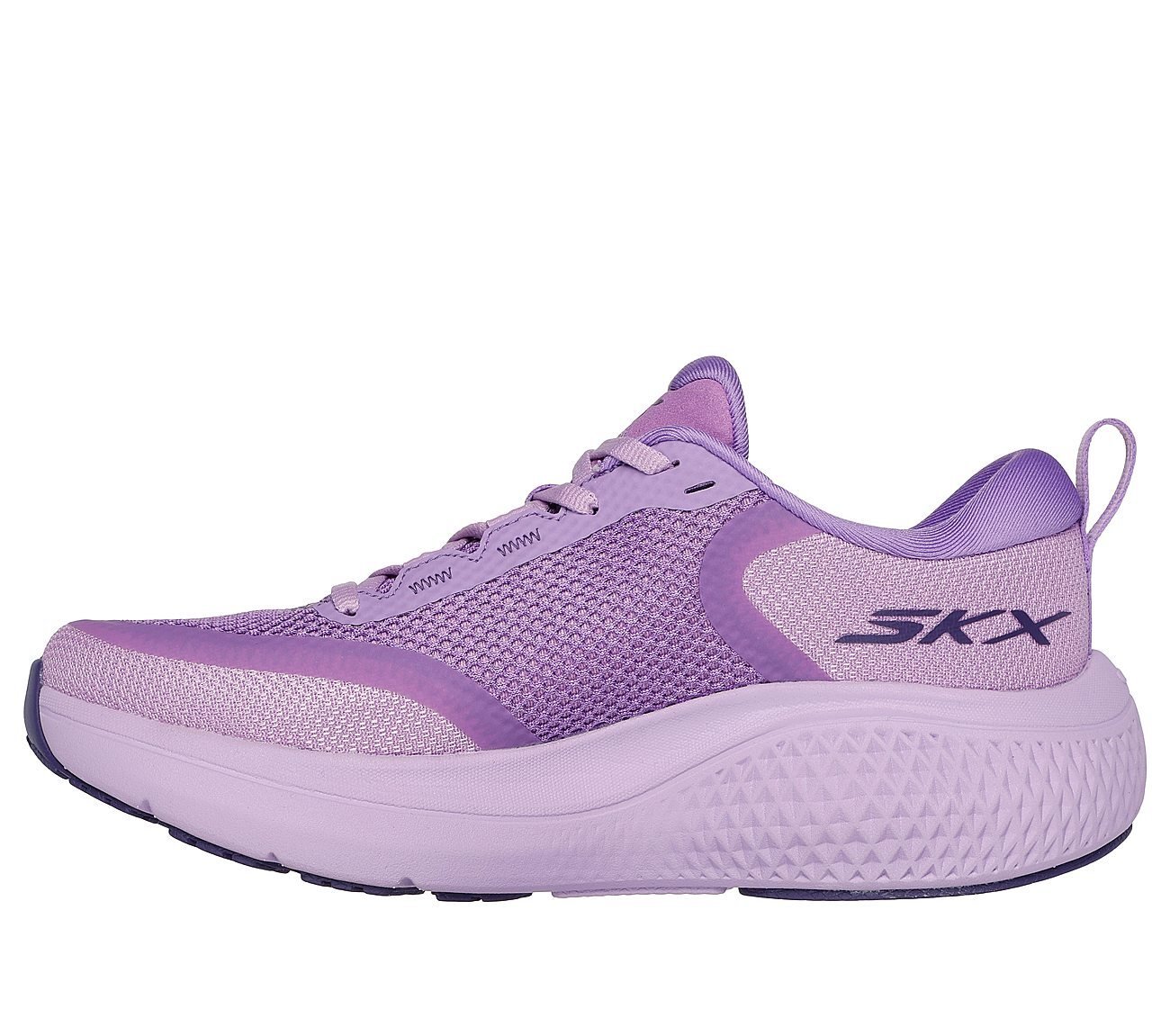 GO RUN SUPERSONIC MAX, LAVENDER Footwear Left View