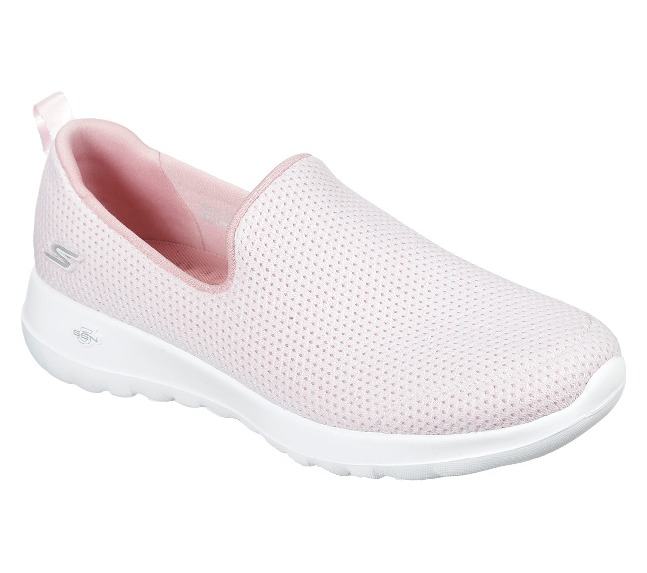 Skechers Light Pink Go Walk Joy Admirable Womens Slip On Shoes - Style ...