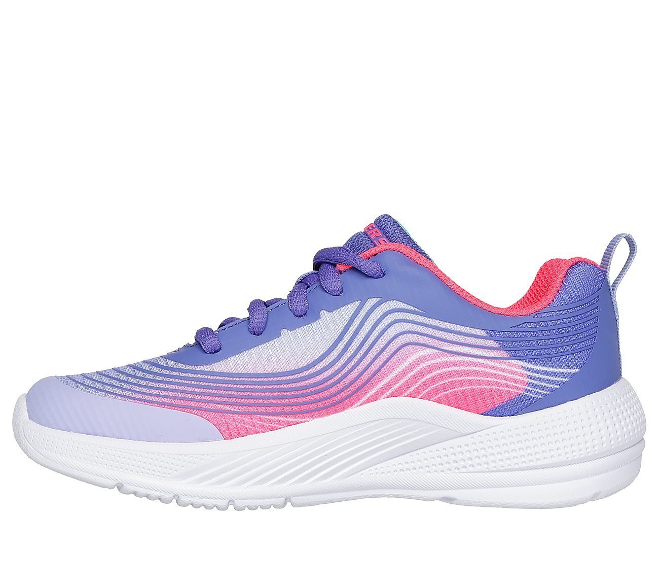 MICROSPEC ADVANCE, LAVENDER/NEON PINK Footwear Left View