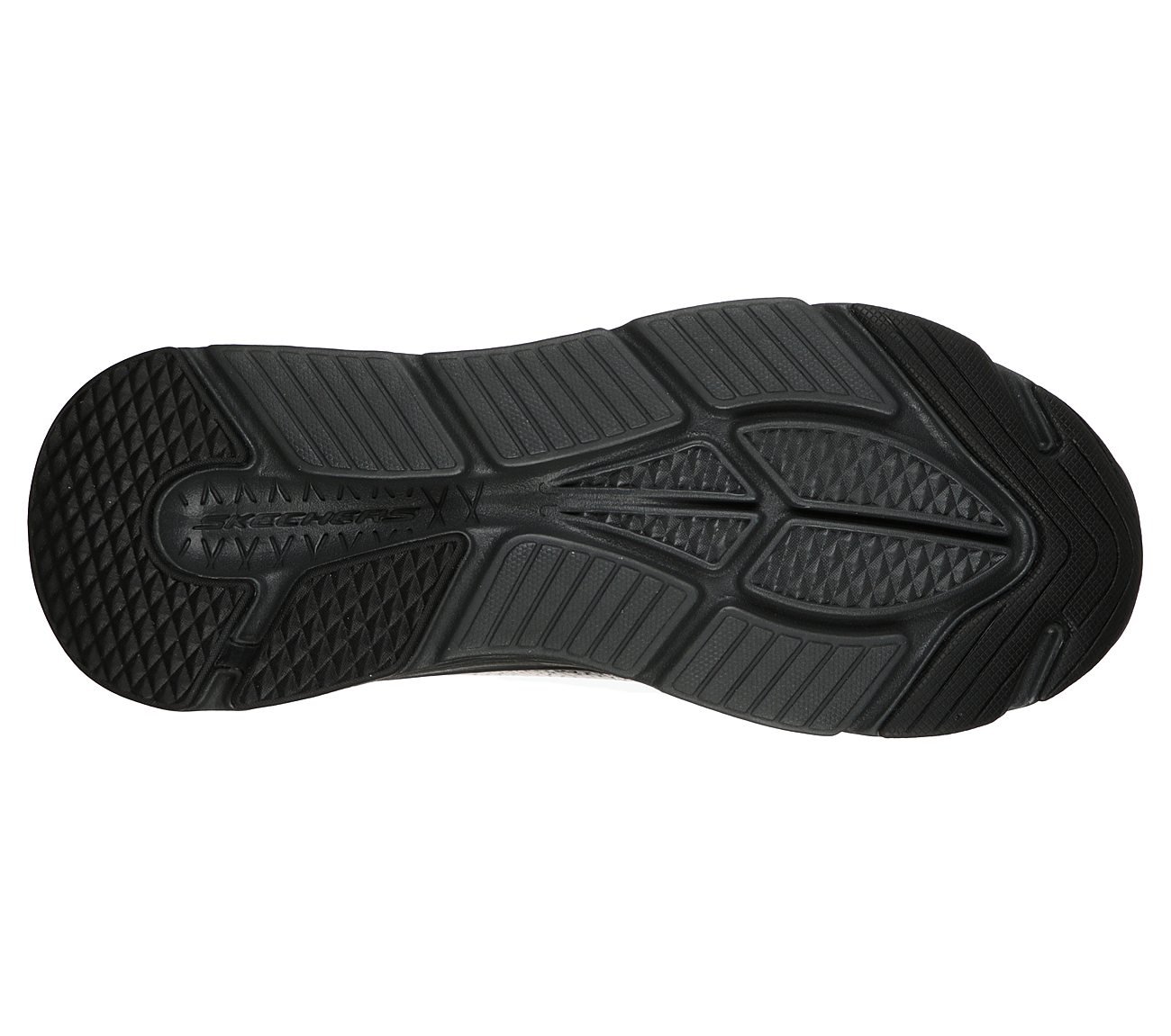 MAX CUSHIONING ELITE-LUCID, BLACK/CHARCOAL Footwear Bottom View