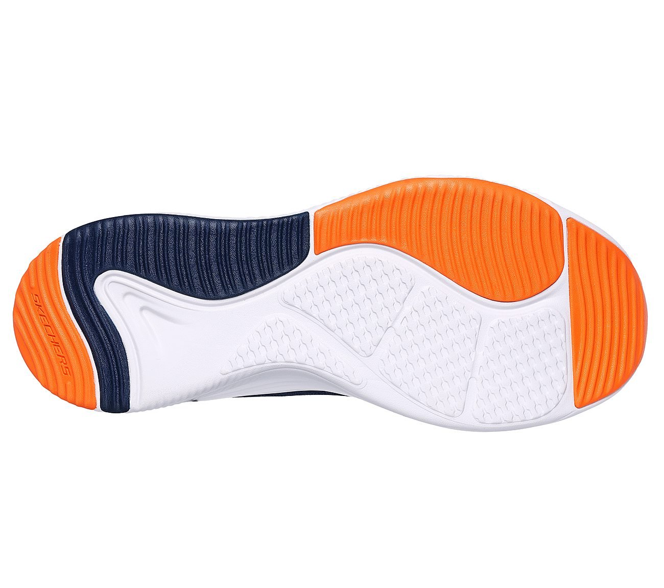 D'LUX FITNESS-NEW AFFINITY, NAVY/ORANGE Footwear Bottom View