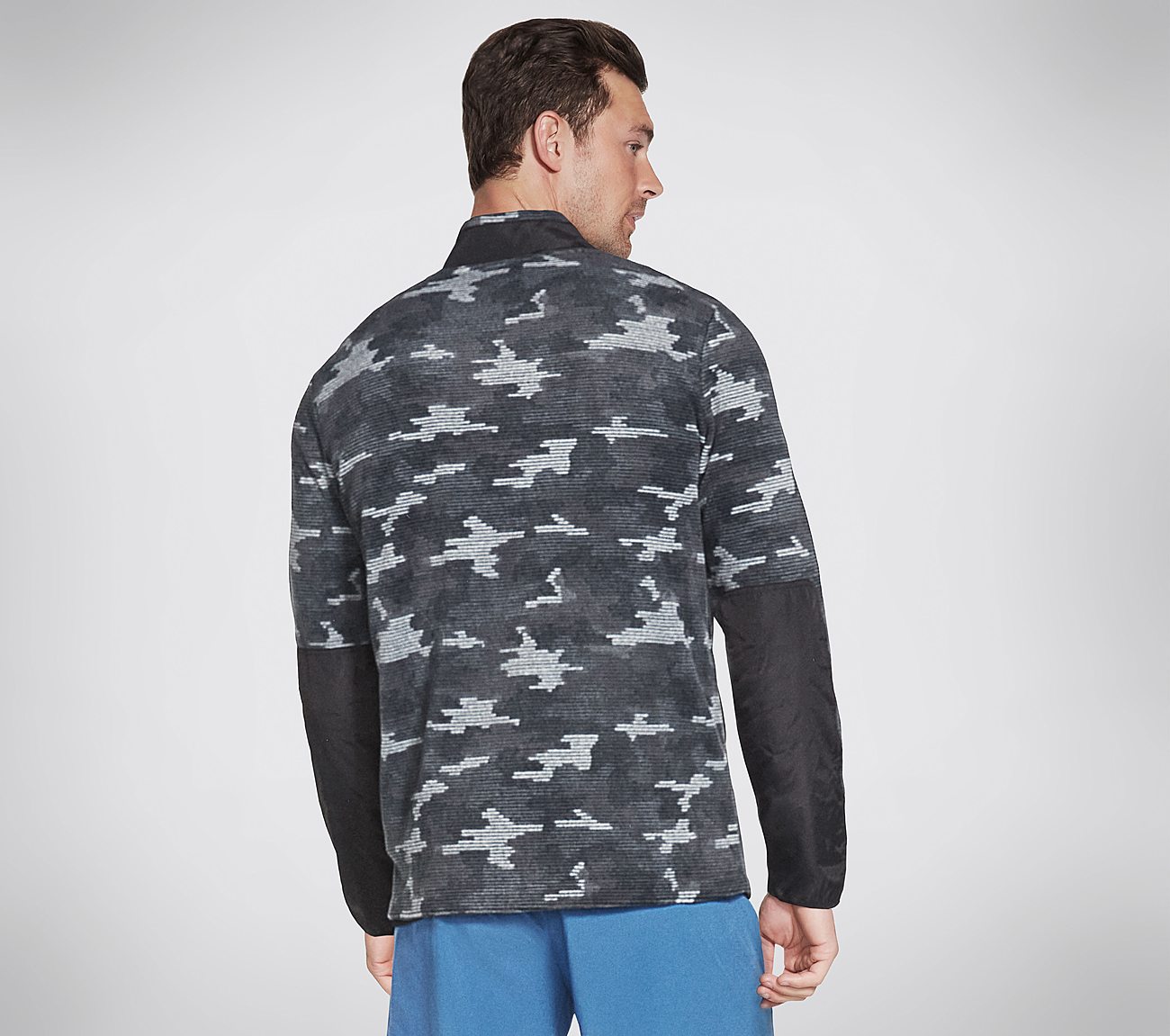 BOUNDLESS RECOVERY JACKET, GGREY/MULTI Apparel Top View