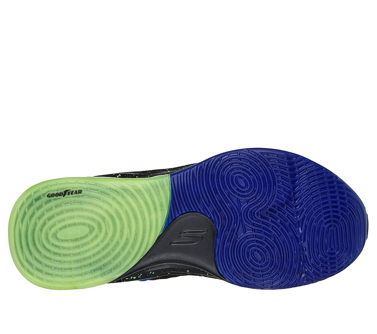 SKX FLOAT-Basketball, BLUE/BLACK Footwear Bottom View