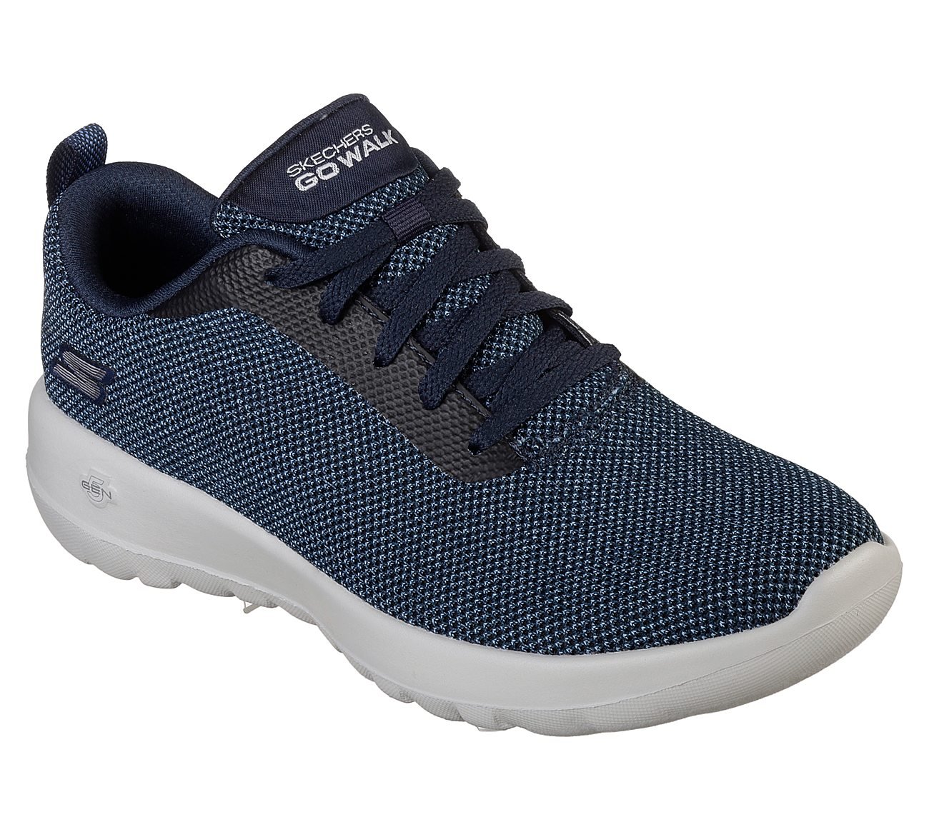 GO WALK JOY -, NAVY/GREY Footwear Lateral View