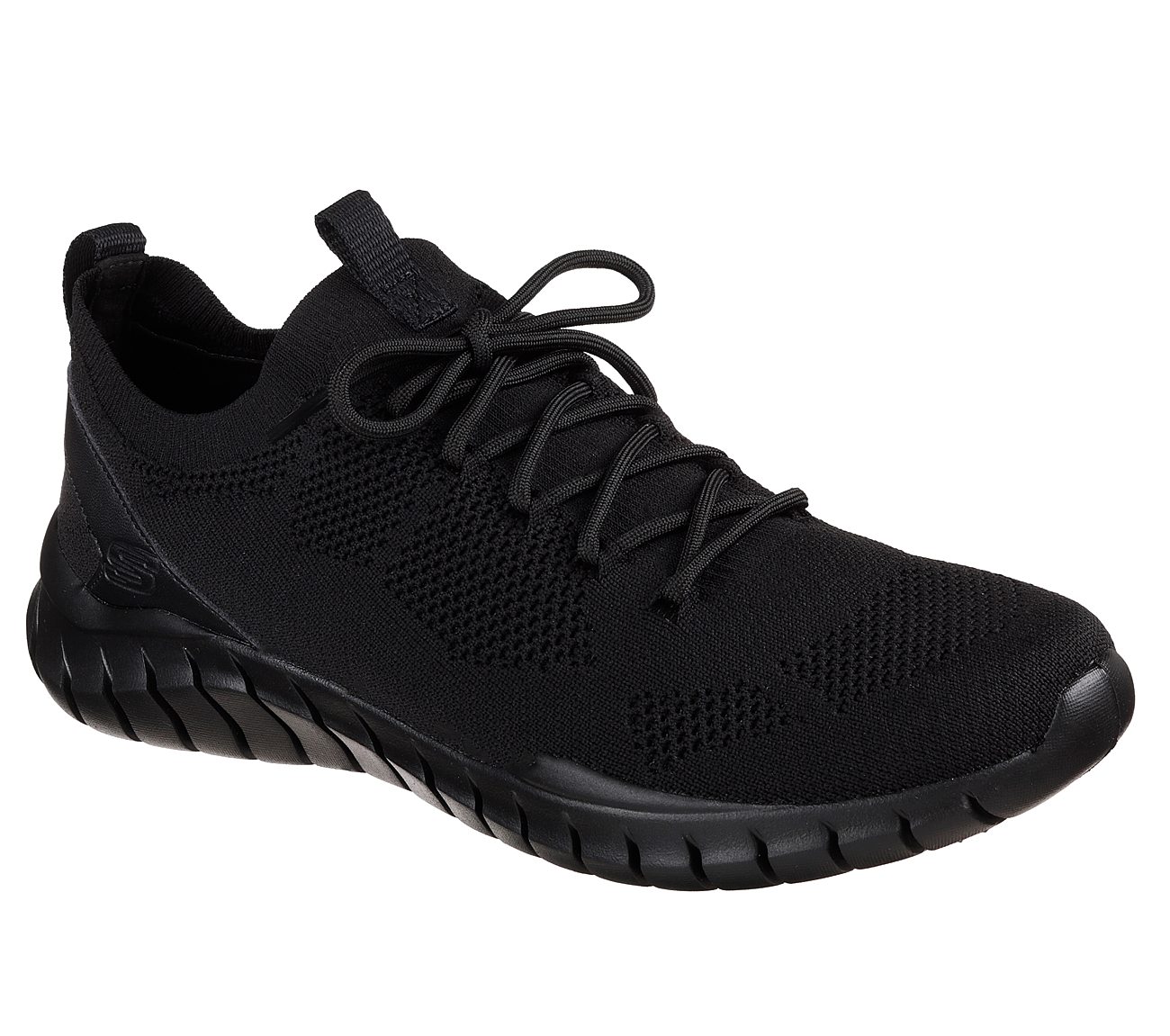 Skechers overhaul black sales running shoes