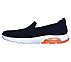 GO WALK AIR -, NAVY/CORAL Footwear Left View