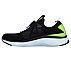 SOLAR FUSE - VALEDGE, BLACK/LIME Footwear Left View