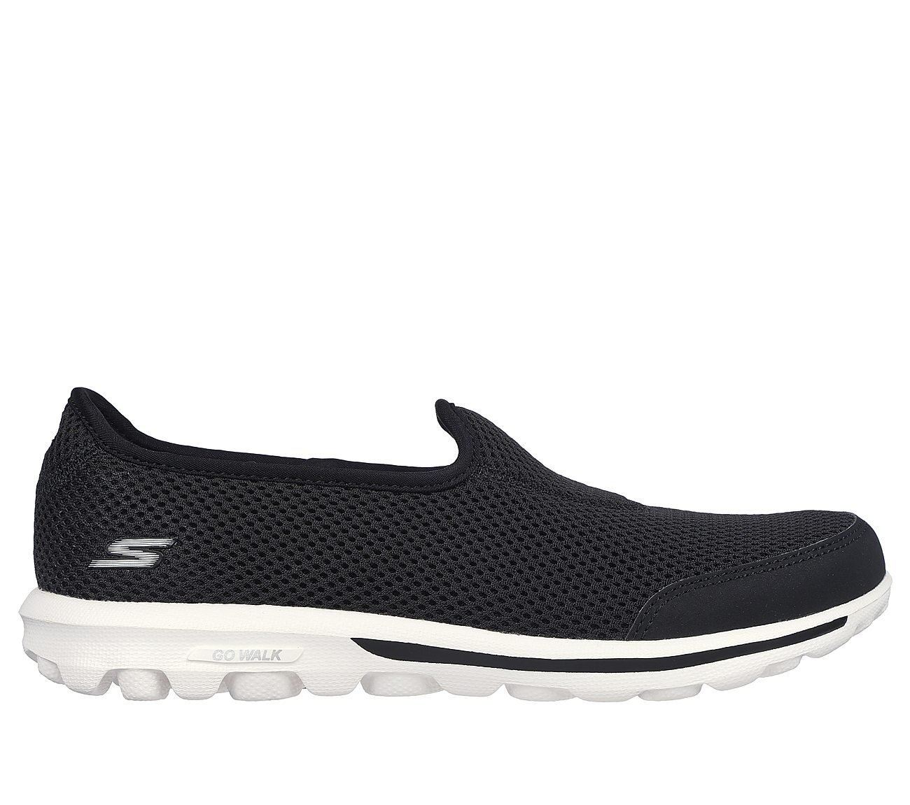 GO WALK TRAVEL - VARALI, BLACK/WHITE Footwear Lateral View