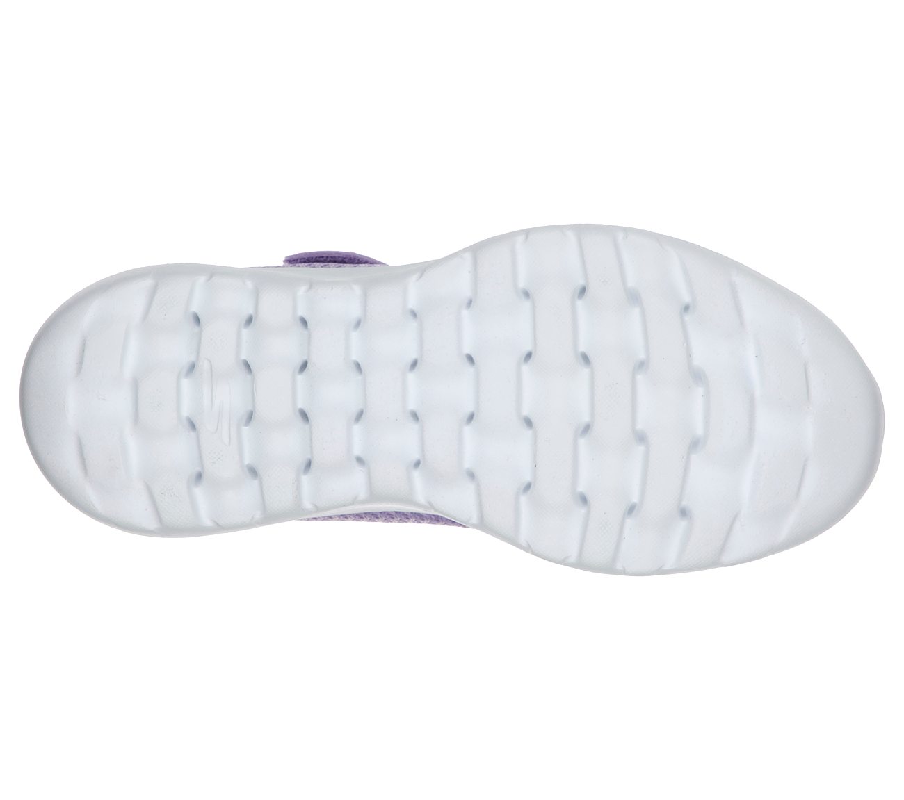 GO WALK JOY-PARADISE, LAVENDER/AQUA Footwear Bottom View