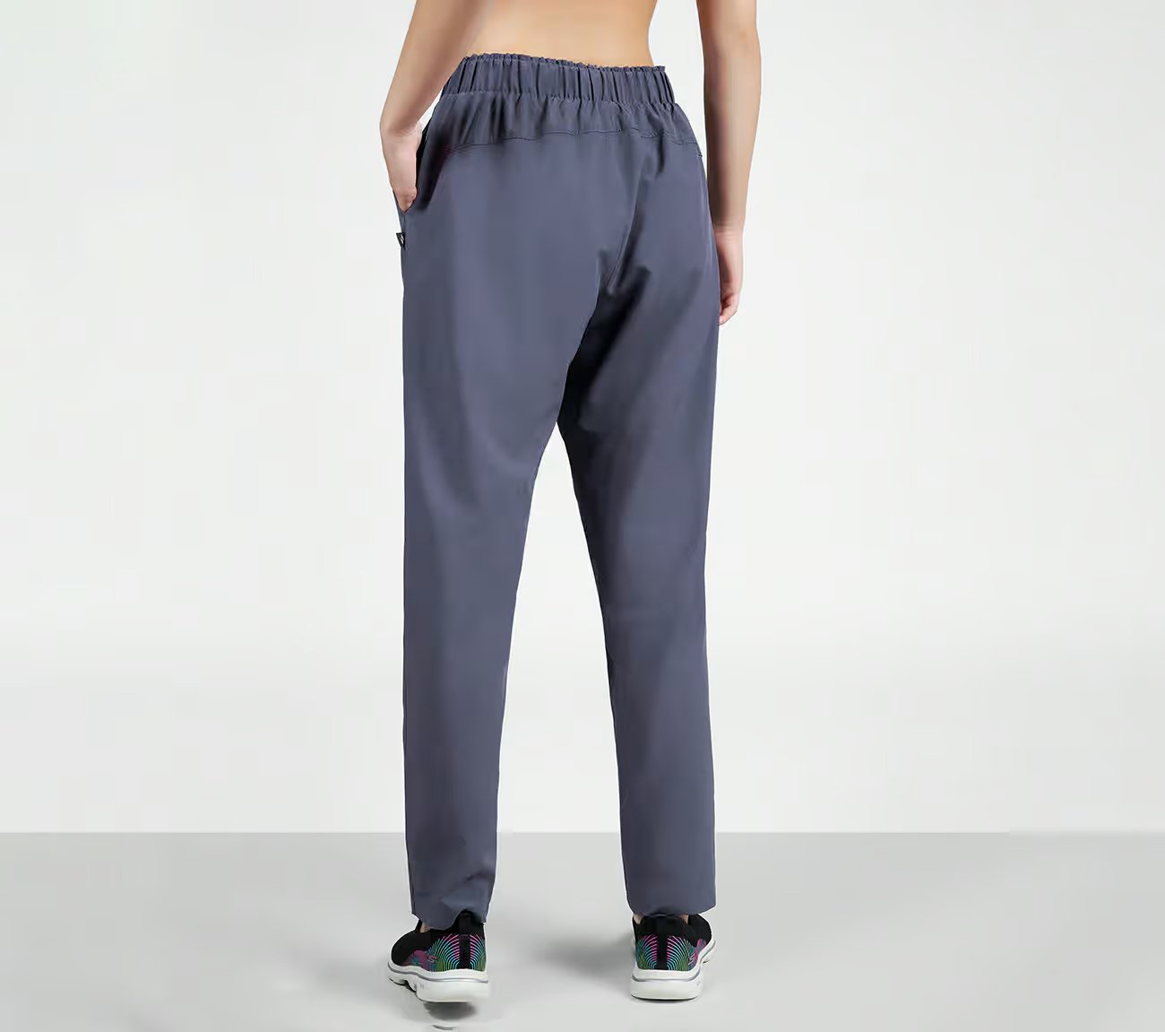 Skechers Slip-ins: GO WALK Uptown Pant, GRAYSTONE Apparel Left View