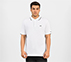 STRUCTURED KNIT POLO, WHITE