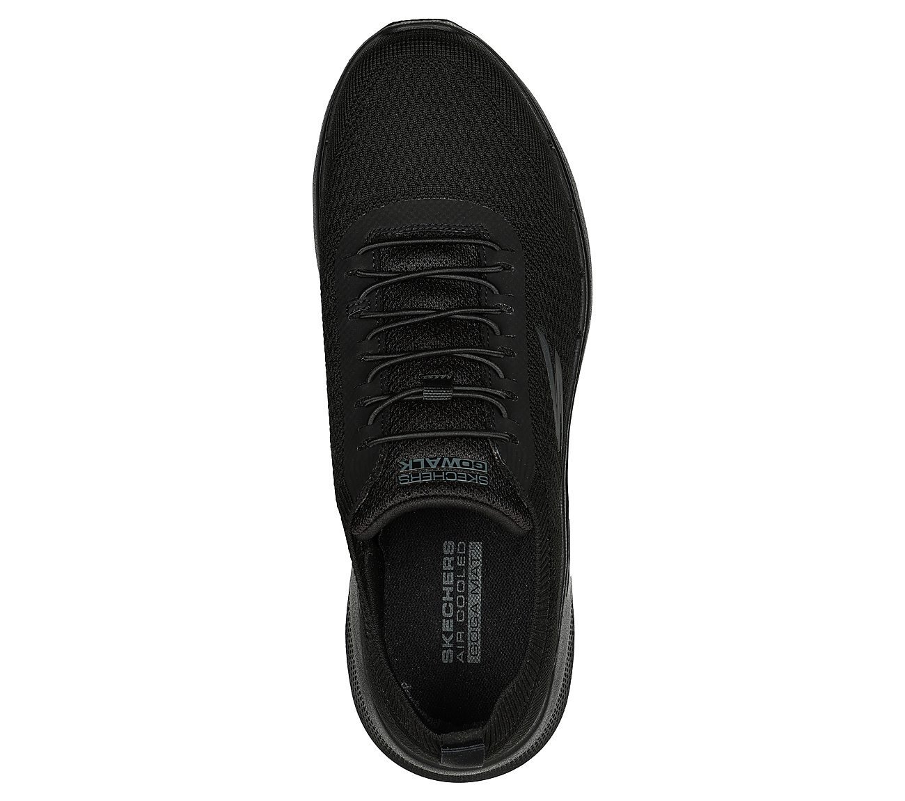 GO WALK 6 - MODERNIZED, BBLACK Footwear Top View