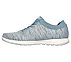 GO WALK LITE - FLORET, BLUE Footwear Left View