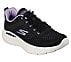 GO RUN LITE, BLACK/PURPLE Footwear Lateral View