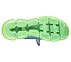 SKECH-AIR 92 - AIR TRAVEL, BLUE/LIME Footwear Bottom View