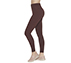 GOSCULPT SCALLOPED HW LEGGING, BURGUNDY/BROWN Apparels Bottom View