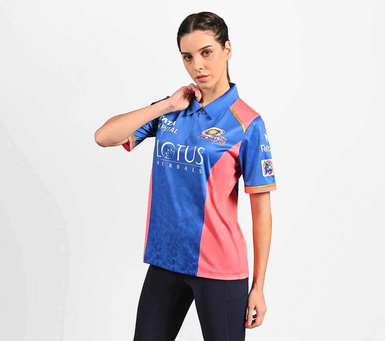 MUMBAI INDIANS: WPL FAN JERSEY 2025,  Apparel Top View