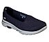 GO WALK 5 - SPARKLE, NAVY/GREY Footwear Lateral View